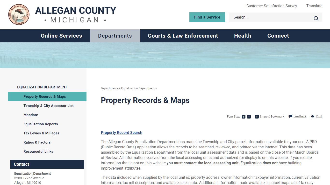 Property Records & Maps | Allegan County, MI